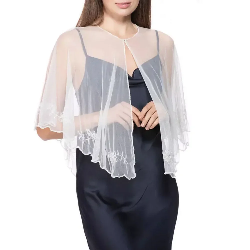 Inc International Concepts Floral Embellished Evening Shrug